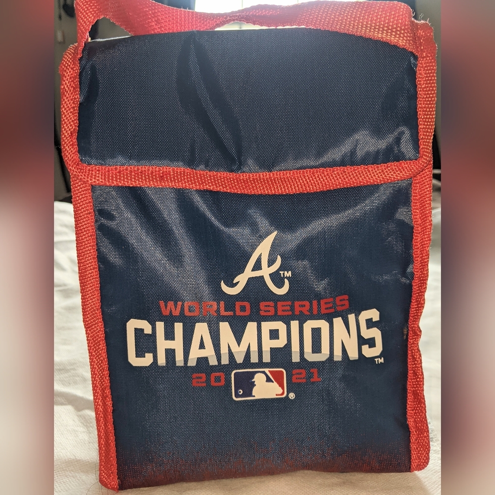 Atlanta Braves World Series Champions 2021 Lunch Sack Cooler Bag